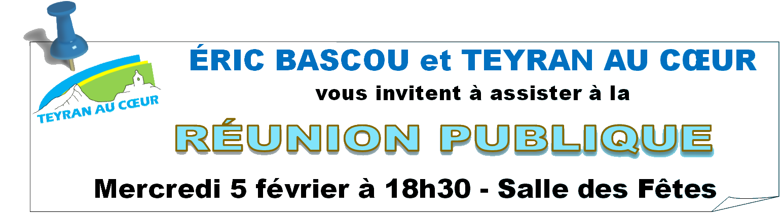 Réunion Publique 5-02-2020